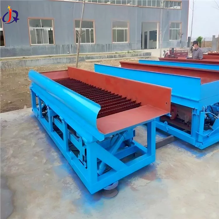 Alluviale gouden pulserende sluis